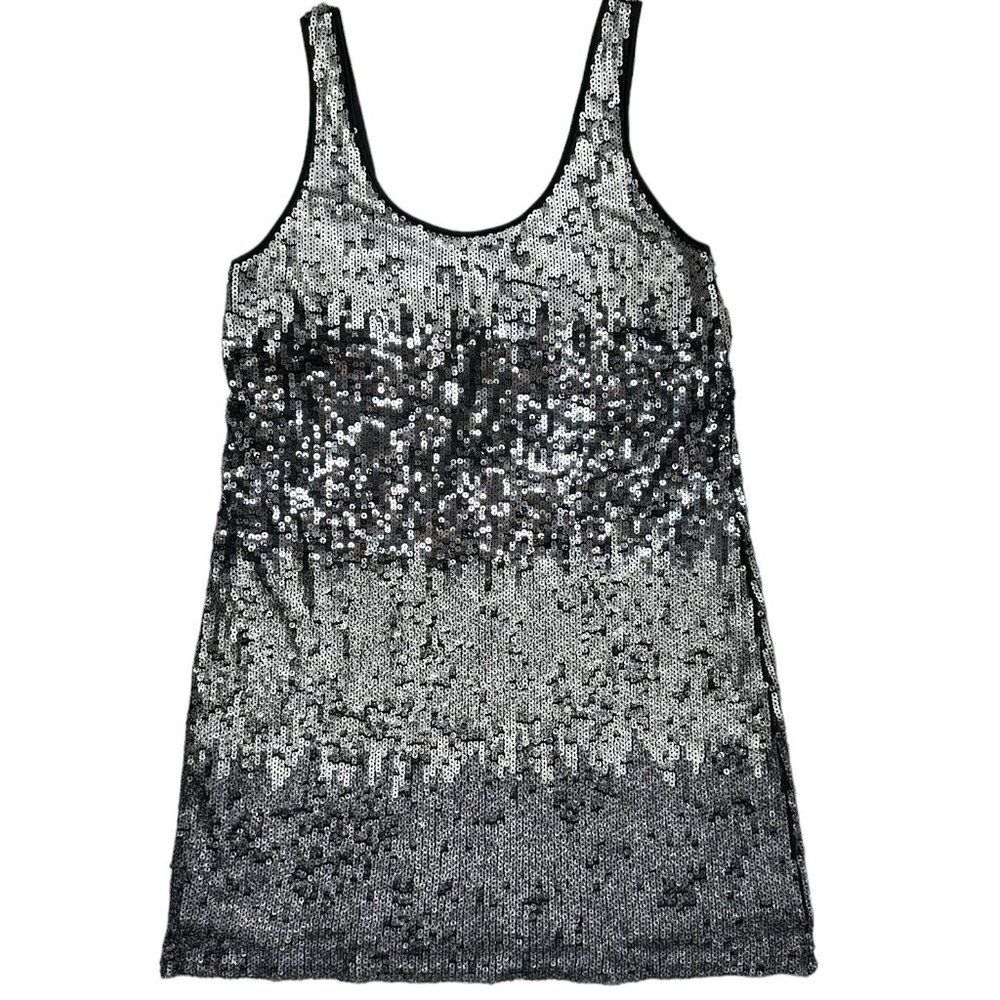 Express Sequined Gradient Mini Dress (S)